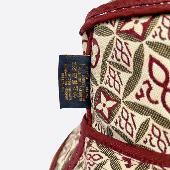 New Authentic LOUIS VUITTON Monogram Since 1854 Jacquard Bucket Hat Burgundy S - Picture 8 of 14